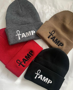 #AMP Embroidered Beanies