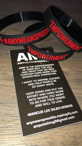 "EMPOWERMENT" #AMP WristBands