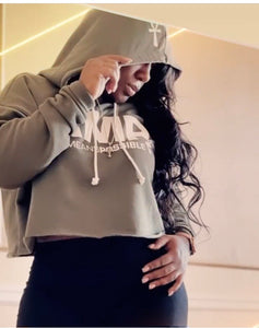 #AMP Crop Hoodie